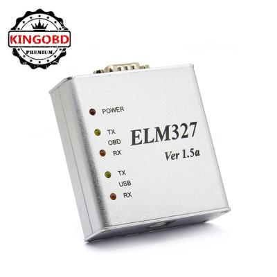 China For Most Cars 2019 Best Price ELM327 USB Metal Interface Obd2 Connector Elm 327 Supports All Obdii Protocols Usb Elm327 Version 1.5a Software for sale