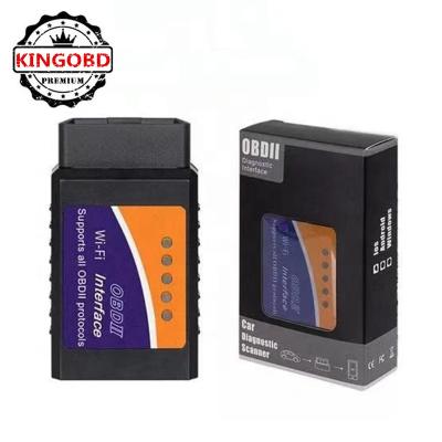 China Support all free shipping wifi elm327 OBD2 2.1V 1.5 ELM327 OBDII WIFI Software OBD2 Scanner Tool OBD2 Scanner ELM 327 Wifi cars obd2 DHL for sale