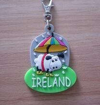 China Personalized 3d Sheep Design Rubber PVC Zipper Puller / Zipper Head For Ireland Gift for sale