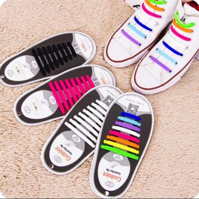 China Cool Nice Unisex Man Women No Tie Silicone Shoelace Sneaker Rubber Shoelace, 8+8 Design With 12 Colors,For Sport Gift for sale