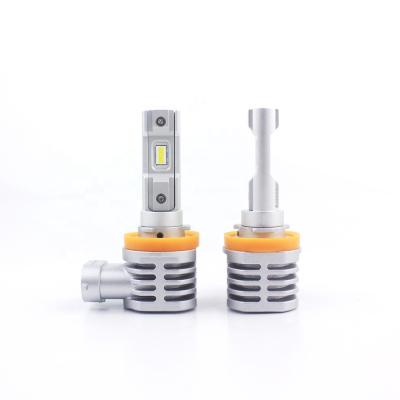 China VX Fanless H7 super bright H11 H4 H1 H3 9005 LANSEKO fanless led headlight bulb 9006 8000LM for sale