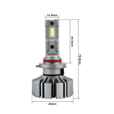 China Headlight for car competitive price G9 high brightness 6000LM fanless led headlight 9005 auto lighting system 30W for sale