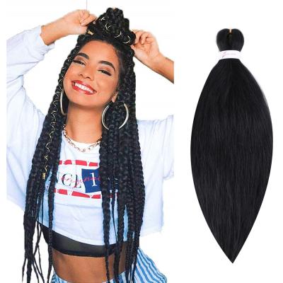 China Synthetic Jumbo Braid Hair Extensions Synthetic Ombre Hair Jumbo Box Braids Pre Stretched Braiding Hair for sale