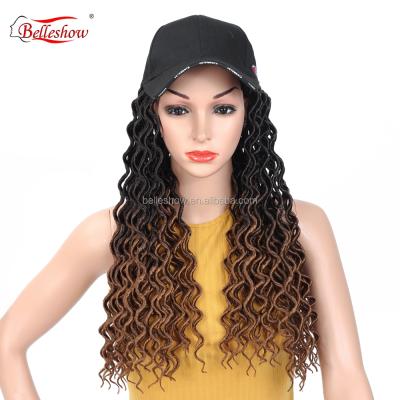 China Wholesale Hot Selling Curly Crochet Braiding Hair Braids Braid Synthetic Goddess Crochet Locs Basketball Hat Soft Curly Hair for sale