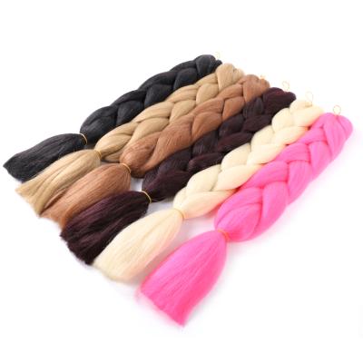 China Hot Sale Synthetic Hair Synthetic Stretch Pre Braids Synthetic Hair Ombre Crochet Braids for sale