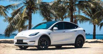 China 2023 Tesla Model Y Performance Weißer Langstrecken-Elektro-SUV mit LED-Leuchten und Autopilot zu verkaufen