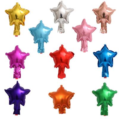 China Party decoration in stock 5 inch pure color star foil balloons for wholesale birthday wedding party decoration color balloon globos for sale