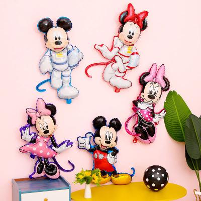 China Mickey Minnie Foil Balloons Wholesale Children's Birthday Party Decoration Mickey Mouse Cartoon Mylar Balloons Party Decoration Amazon Hot Sale for sale