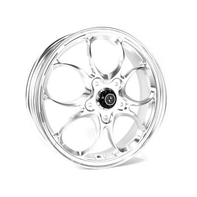 China 6061 Aluminum Alloy Motorcycle Forged Wheel For Vespa Primavera 125 Front CNC Modified Forged Wheels for sale