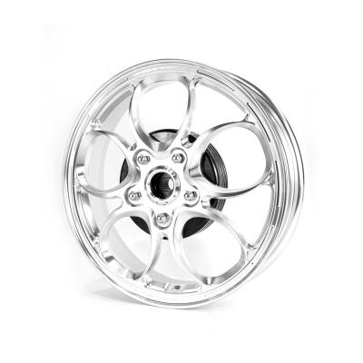 China 6061 Aluminum Alloy Motorcycle Forged Wheel For Vespa GTS300 Rear CNC Modified Forged Wheels for sale