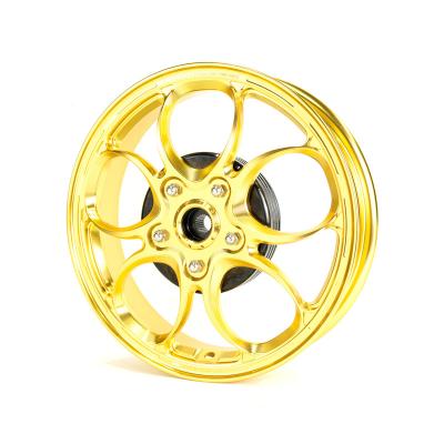 China 6061 Aluminum Alloy Motorcycle Forged Wheel For Vespa GTS300 Rear CNC Modified Forged Wheels for sale