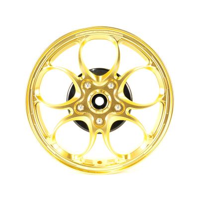 China 6061 Aluminum Alloy Motorcycle Forged Wheel For Vespa Sprint Rear CNC Modified Forged Wheels for sale