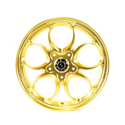 China 6061 Aluminum Alloy Motorcycle Forged Wheel For Vespa Sprint Front CNC Modified Forged Wheels for sale