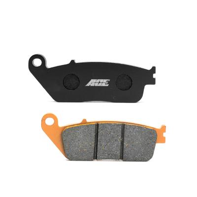 China Compound And Grades Copper Based Lycra Fiber Motorcycle Brake Pad For BMW C650 Front for sale