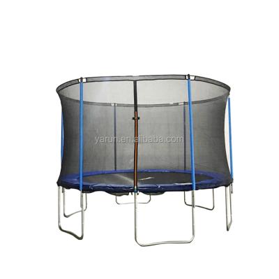 China Outdoor Public Places 12ft Tall Trampoline With Enclosure For Kids for sale