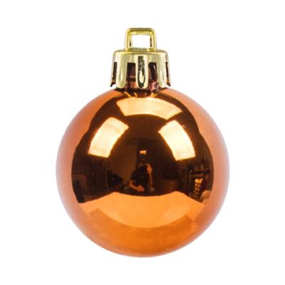 China High Quality Wholesale Decorative Festive Party Baubles Christmas Tree Brown Plastic Christmas Balls for sale