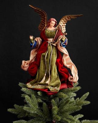 China Angel Accept by Customized Christmas Tree Christmas Angel Tree Topper Stunning Stunning for sale