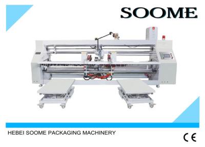 China Semi - Automatic Double Head Stitching Machine , Fast Lock Paper Stitching Machine for sale