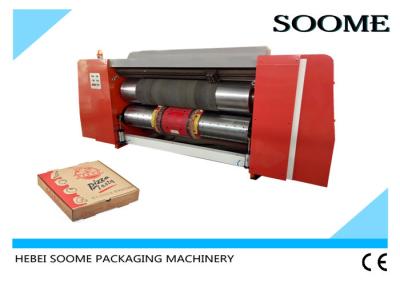 China Máquina que corta con tintas y que arruga acanalada/máquina automática de la fabricación de cajas de la pizza en venta