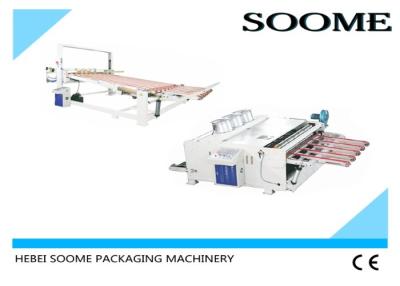 China Automatic Corrugated Carton Box Machine Vibrating Equipped With Iron Trim Strip for sale