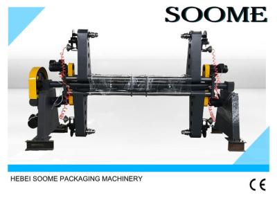 중국 1600mm 생산 라인이 골판지를 위한 전기 Shaftless 선반 롤 대에 의하여 시트를 깝니다 판매용