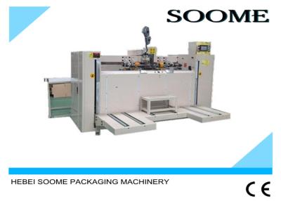 China Semi - Auto  Folder Gluer With Servo Motor For The Cardboard / Coasting Machine for sale