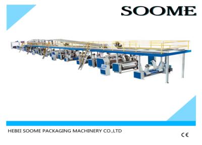 China Fully automatic corrugated carton box 3 ply production line making machine 1800 mm for sale