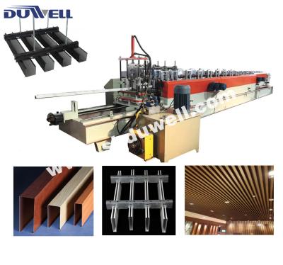 China Building Material Shops U Shape Aluminum Metal Ceiling Open Curtain Partition Ceiling Machine for sale