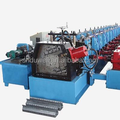 China Automatic Steel Window And Doors Warehouse Shelving Straight Roll Forming Machine for sale