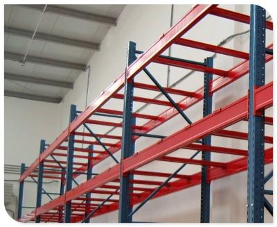 China Building Material Shops Industrial Load Pallet Storage Rack Shelf Board Making Machine Straight Roll Forming Machine for sale