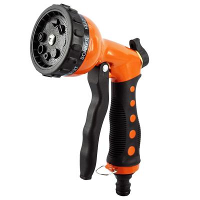 China YTX 8-Pattern Metal Water Tool Variable Flow Controls YTX 8-Pattern Hose Nozzle Water Garden Watering Gun Garden Trigger Irrigation Tool for sale