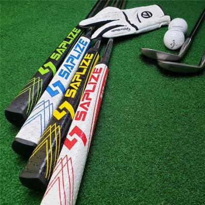 China PU Leather+ EVA Foam SAPLIZE PP02 Colored Mid Size Pistol Shape PU Golf Putter Leather Grips for sale