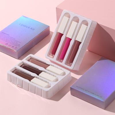 China Waterproof High Quality Matte Lip Gloss Cruelty Free Lip Kits Private Label Vegan Makeup Lip Gloss Kit for sale