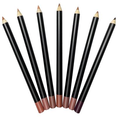 China Wholesale Waterproof Luster Nude Private Label Lip Liner Lip Liner Pencil Makeup Wooden Vendor for sale