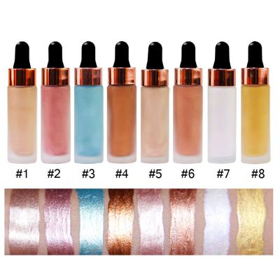 China Sunscreen Body Shimmer Oil Cosmetics Cream Bronzer Glitter Makeup Private Label Liquid Highlighter Bar for sale