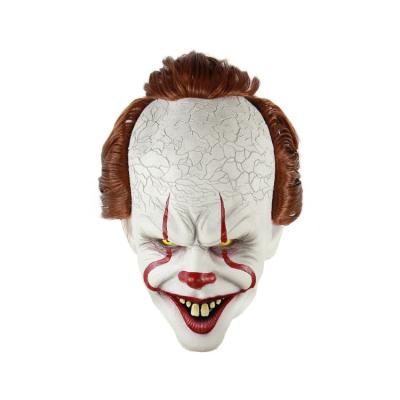 China 2022 hot selling silicone cheap party halloween manufacturerfunny face mask led mask light joker mask for sale