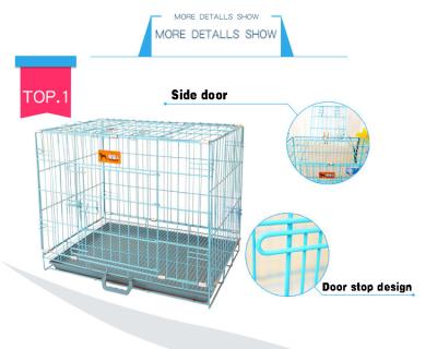 China Large Dog Breathable Travel Cage Dog Folding Crate Crate for sale