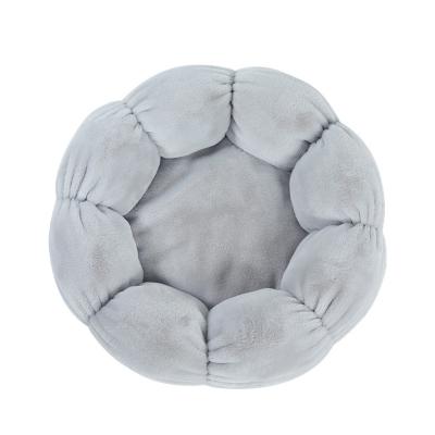 China Cute Comfortable Travel Flower Shape Pet Supplies Dog Bed /Print Around Cat Nest Dog Pet Products Pet Sofa Bed for sale