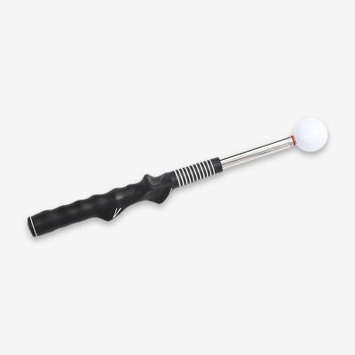 China Rubber+steel Adjustable Length Rubber Steel Material Golf Swing Aid Simulator Trainer for sale