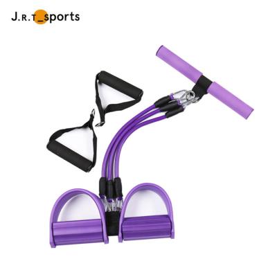 China Fintess Elastic Foot Pull Rope Expander With Resistance Bands Muscle Fitness Workout Pedal Sport Item for sale