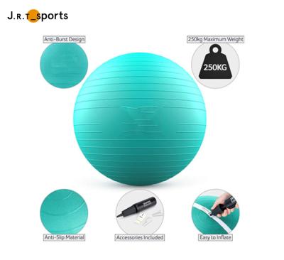 China Wholesale Round Fitness Exercise Anti Burst Stress Massage Yoga Ball With Custom Logo for sale