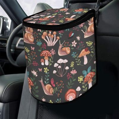 China Hanging Car Garbage Bag Auto Duct Garbage Bag Durable Top Elastic Adjustable Car Trash Bag Oxford Car Trash Bag Durable Material for sale