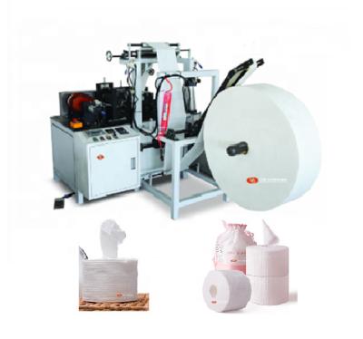 China Hot Selling Factory 1.5kw 500kg Napkin Rewinder Toilet Paper Tissue Paper Rewinding Machine for sale