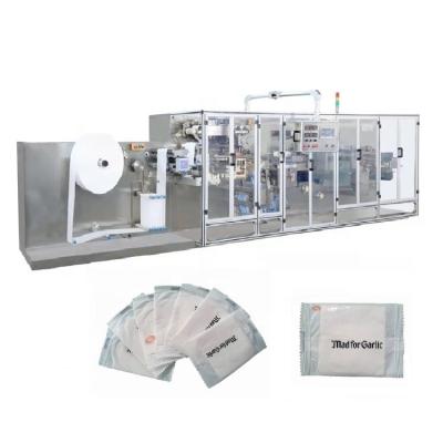 China CND-SP250H factory full automatic high speed one piece wet rags machine price for sale