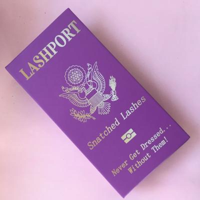 China Long 3d Customized Wholesale Natural 5d 6d Mink Eyelashes Lashport Packaging Box Handmade With Private Label for sale