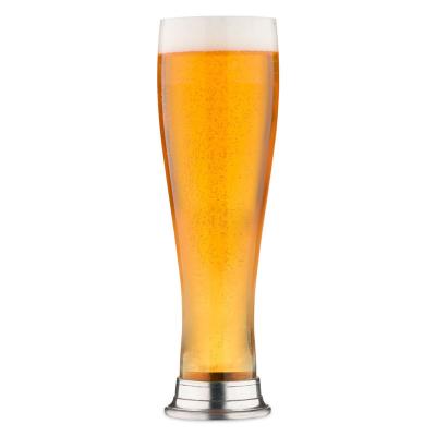 China High quality handmade footed beer glass from Europe pilsner for sale