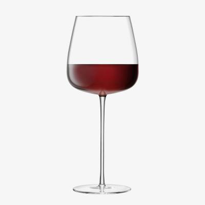 China American Style High Quality Mouth Blown Red Wine Goblet Glasses for sale