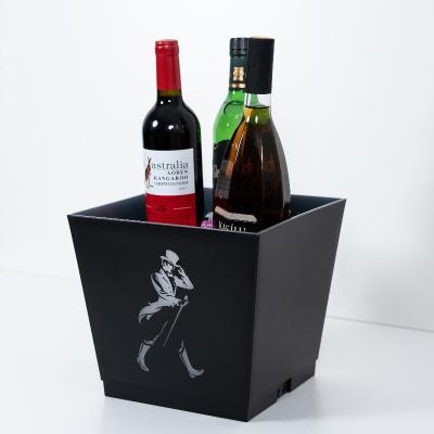 China Viable portable color changing ice bucket for champagne wine beer drinks for sale