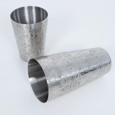 China SS Stainless Steel Cocktail Shaker Set Bar Tools With Engraving for sale