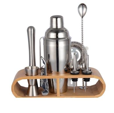 China SS Custom Stainless Steel Barware Shaker Cup Set Cocktail Maker for sale